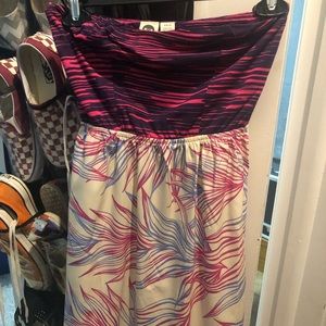 Roxy strapless top